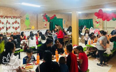 REMAR Guatemala ofreció una cena navideña, regalos y actividades a cientos de niños y niñas que viven en la Ciudad de los Niños.